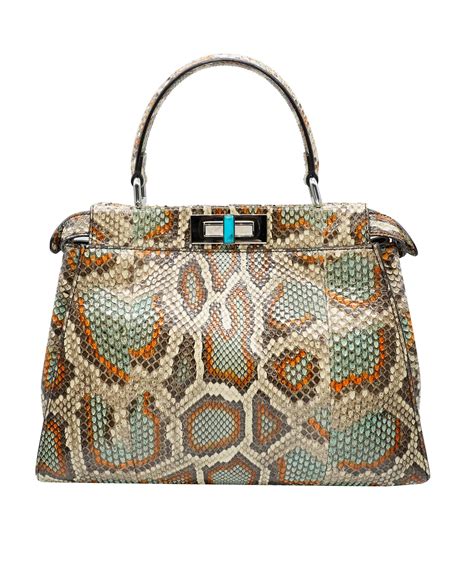 fendi peekaboo snake|peekaboo bag.